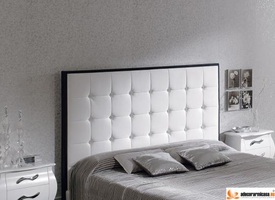 Cabecero de cama penélope en color blanco