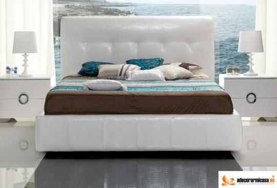 Cama Nicole en color blanco