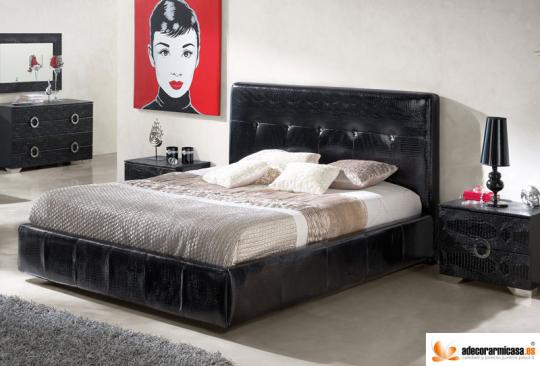 Cama Nicole en color negro