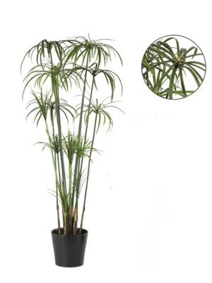 Plantas artificiales de calidad. PLANTA CYPERUS ARTIFICIAL CON MACETA oasisdecor.com