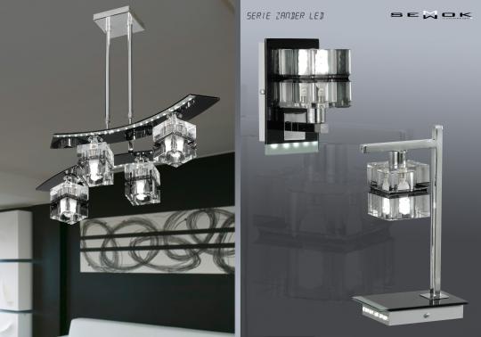 ZANDER LED NEGRO