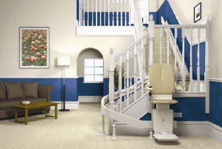 Silla salvaescaleras curva 100 BS