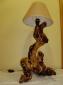 lampara madera liebre
