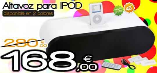 Altavoz para IPOD & MP3 con un 40% de descuento