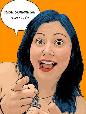 Pop art comic personalizado