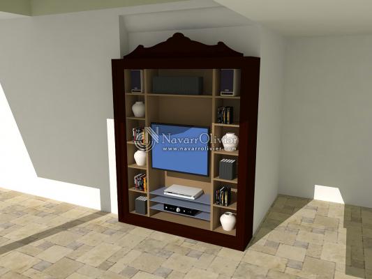 Mueble estilo colonial