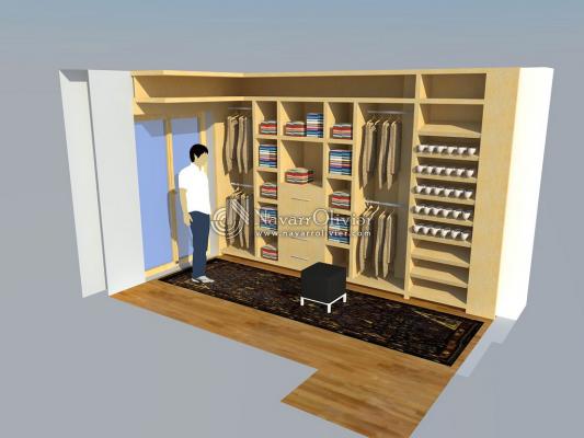Diseño de Vestidor a medida