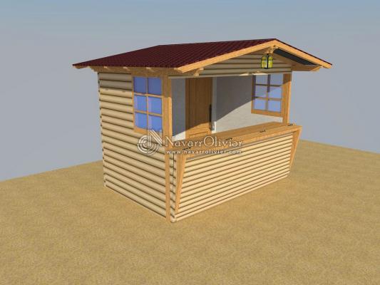 Caseta para feria