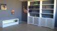 Mueble TV con Libreria/ cubreradiador.