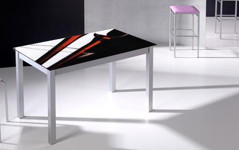mesa de cocina copas