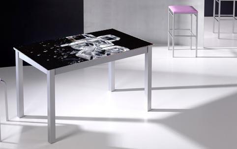 mesa de cocina  hielos