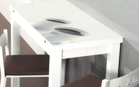 mesa de cocinas tazas