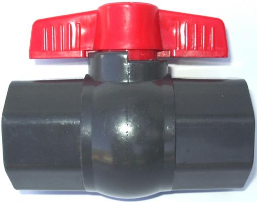Valvula de bola PVC roscar octogonal 1