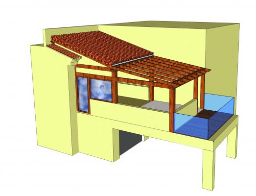Proyecto de cubierta de cerramiento