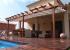 Pergola Adosada con Toldo Ondas