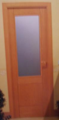 porta amb vidriera