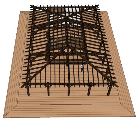 estructura para chiringuito