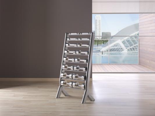Mancuernas con mueble