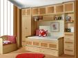 dormitorio juvenil haya natural y haya tostado