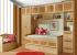 dormitorio juvenil haya natural y haya tostado