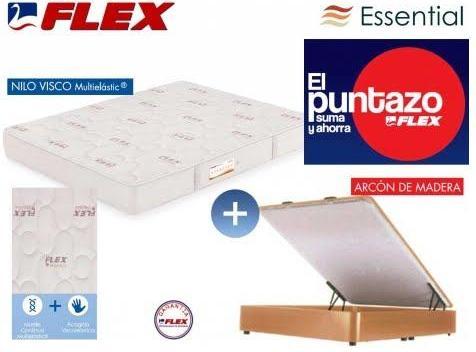 COLCHON FLEX+ARCON DE MADERA