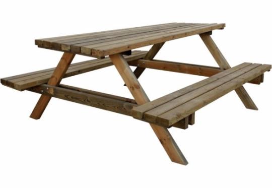 Mesa merendero de campo picnic
