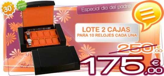Caja para relojes en el ofertón del dia