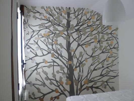 mural para cabecero de cama
