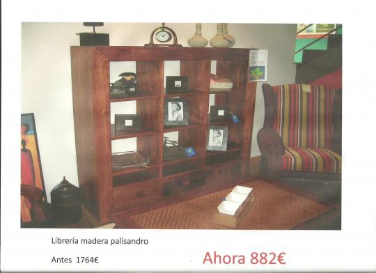 Liquidacion libreria de palisandro