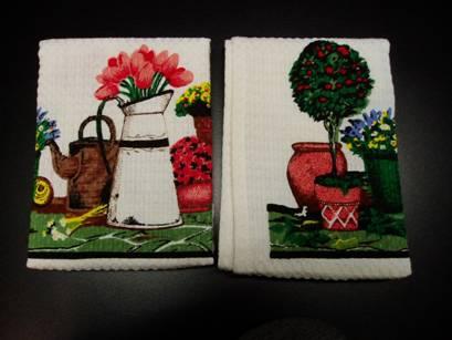 trapos cocina florales