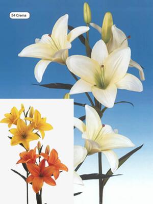 Lilium artificial de calidad. LILIUM ARTIFICIAL X 3 FLORES oasisdecor.com