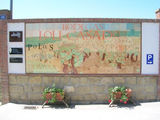 Mural Bodegas Loli Casado. La Puebla de Labarca