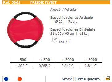 MORDEDOR FRESBEE CANINO