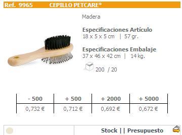 CEPILLO CANINO