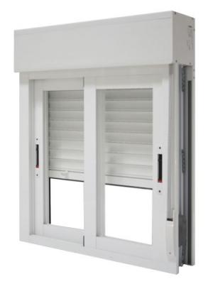 Ventana corredera con persiana