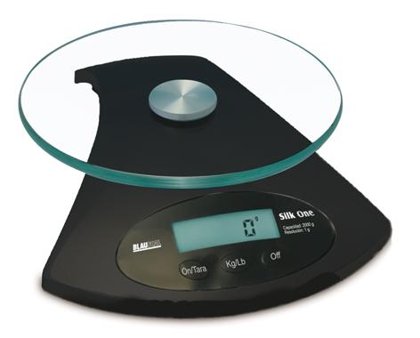 BALANZA DE COCINA SILK ONE negra
