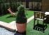 Jardin en cesped artificial
