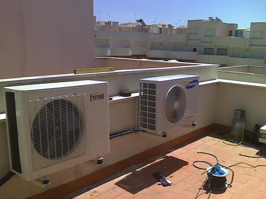 Instalacion, de splits de pared, conductos, cassettes, suelo/techo