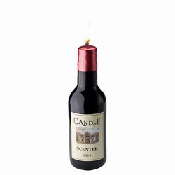 VELA FORMA BOTELLA DE VINO