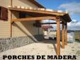 porche de madera a medida