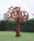 Escultura Arbol Cortén
