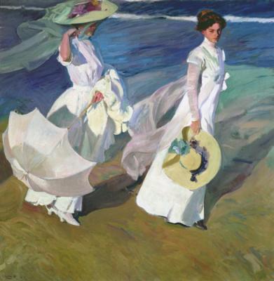Paseo a orillas del mar, Sorolla