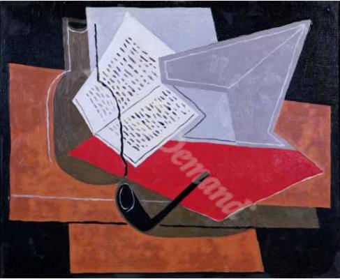 Bowl and Book, Juan Gris