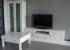 mueble salon en pino macizo color crudo