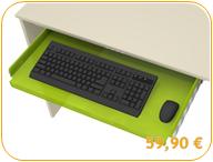 Bandeja teclado extensible - acrylic