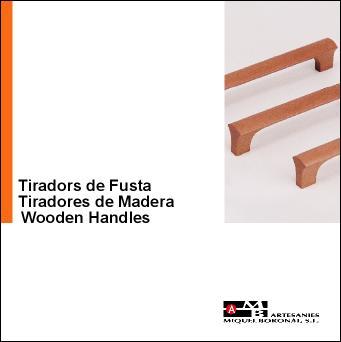 Tiradores de madera