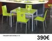 Conjunto Mesa y 4 sillas Cocina 