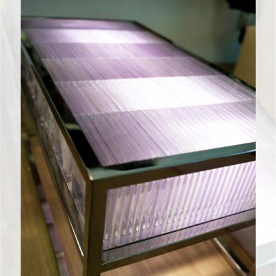 detalle mesa iluminada