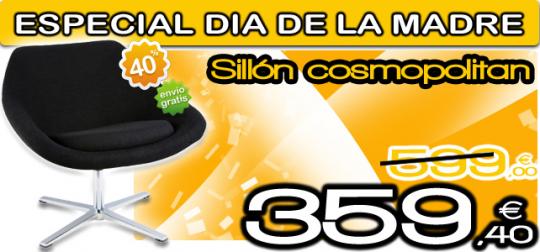 Especial dia de la madre - sillón cosmopolitan con un 40% de descuento