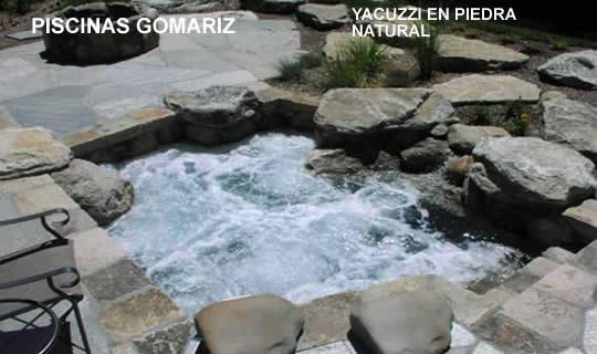 yacuzzi en piedra natural